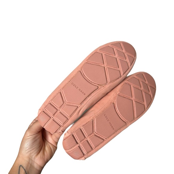 Cole Haan Evelyn Driver Suede Slip On Loafers In Rosette Pink Women’s Size 10 - Picture 9 of 9